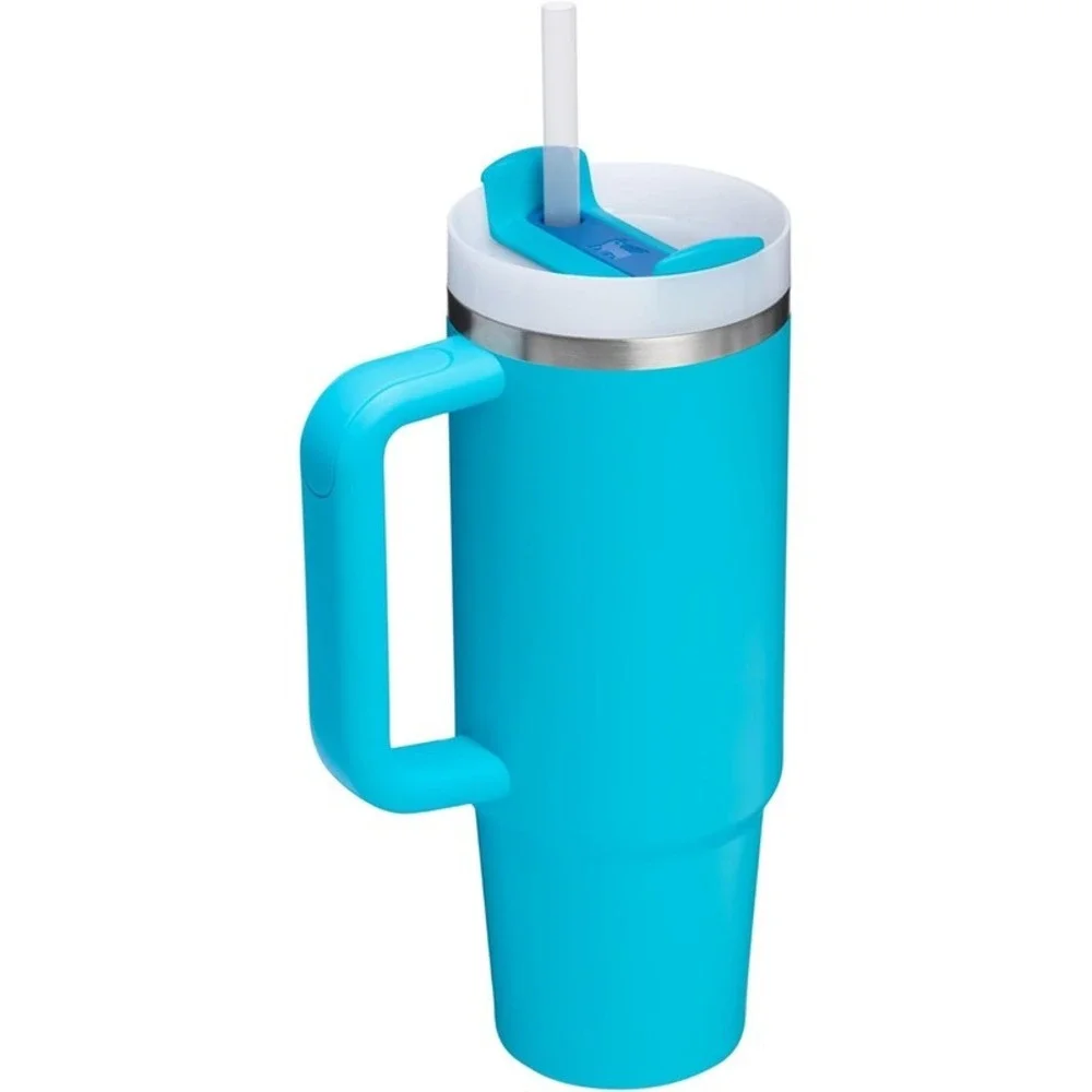 Stanley Flowstate Quencher H2.0 30 oz Tumbler Insulated Cup - Splash Blue - Picture 3 of 12